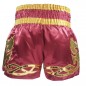 Classic Maroon Thai Boxing Shorts : CLS-002